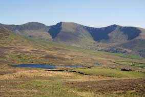 Llyn Ffynhonnau from Waunfawr Track