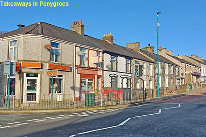 Takeaways in neraby Penygroes