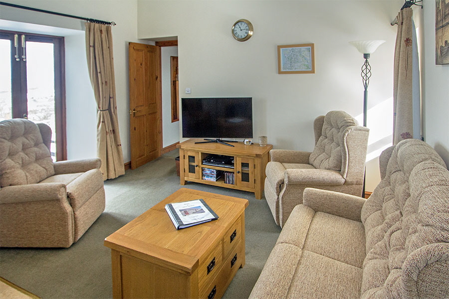 Lounge, Bwthyn Llys Twrog